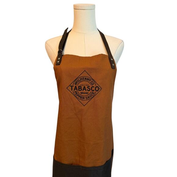 Tabasco Apron One Size Adjustable Straps Chef BBQ Grilling Pocket Kitchen - Picture 3 of 8